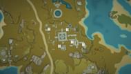Map locations for the five stone tablets (Image via Genshin Impact)